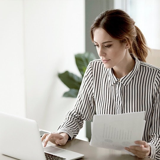 woman and laptop