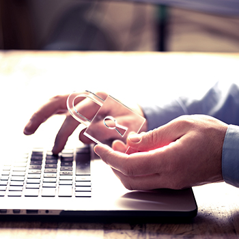 man showing graphs in a meeting