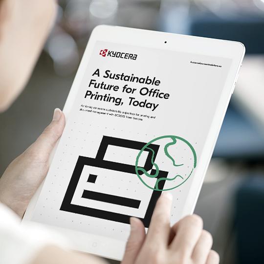A Sustainable Future for Office Printing: Eco-friendly printing is more possible than ever csr ebook